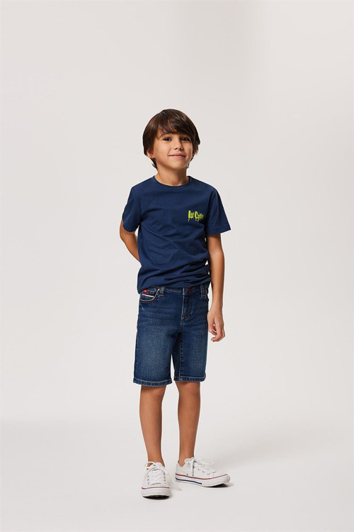 Elyo 6 Erkek Çocuk Jean Şort Denim