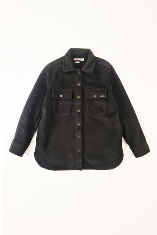 Paint Kadın Dokuma Ceket Siyah