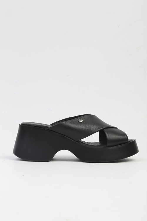 ® | PC-7192- 3968 Siyah-Kadın Platform Terlik