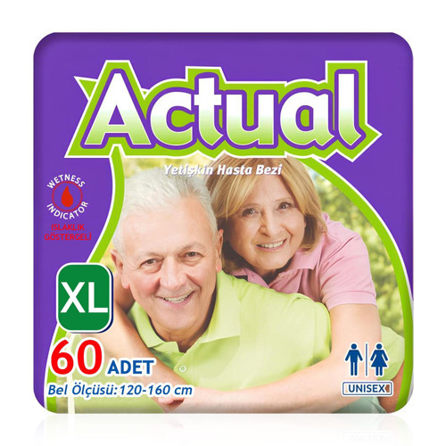 Bel Bantlı Hasta Bezi XL-Extra Large Beden 60 Adet