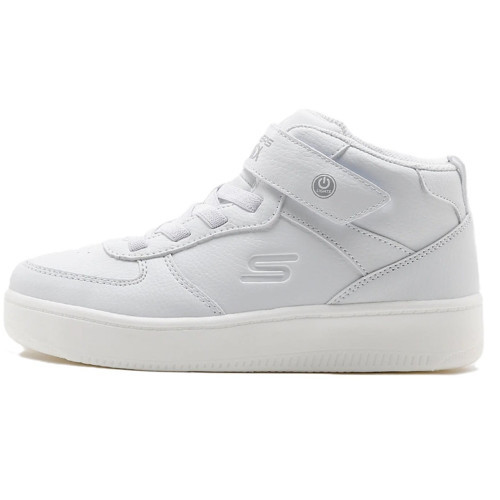 Sport Court 92-Show Starter Kids Sneaker Lastik Bağcıklı Cırtlı Işıklı Bilekli Çocuk Ayakkabısı Beyaz