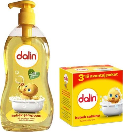 900ml Bebe Şampuanı + 100gr 3'lü Bebe Sabunu