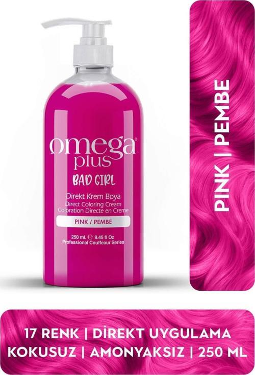Bad Girl PEMBE Amonyaksız Renkli Saç Boyası 250ML