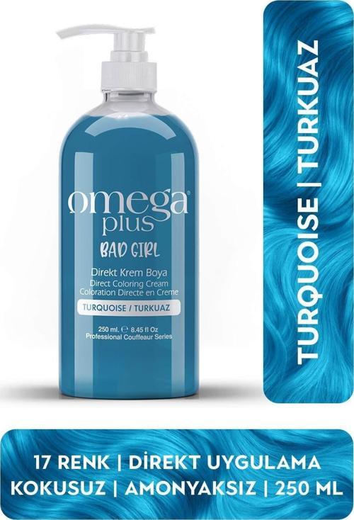 Bad Girl TURKUAZ Amonyaksız Renkli Saç Boyası 250ML