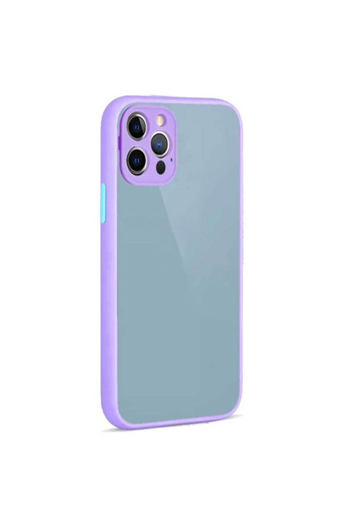Apple İphone 12 Pro Max Uyumlu Montreal Arkası Şeffaf Sert Silikon Kılıf