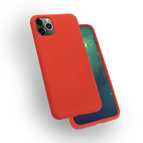 iPhone 11 Pro Max Kılıf Silk Kadife İç Yüzey Silikon Kılıf
