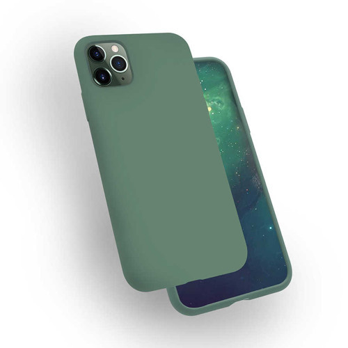 iPhone 11 Pro Max Kılıf Silk Kadife İç Yüzey Silikon Kılıf