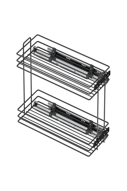 Antrasit Gizli Raylı Deterjanlık (s-2444-a) Ücretsiz Kargo