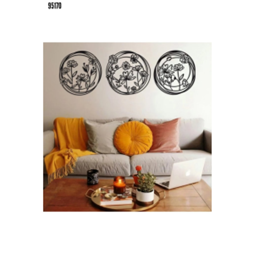 Wall Art Home Blommor Metal Tablo