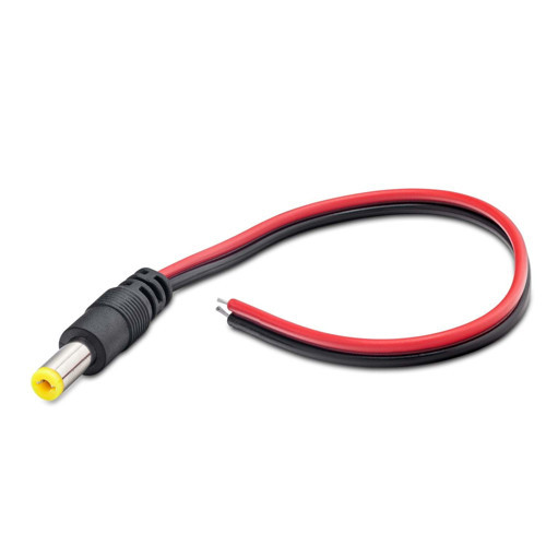Büro Ev Ofis Cihazları için 26CM 5.5x1.7 Siyah Kırmızı Power Jak Kablo