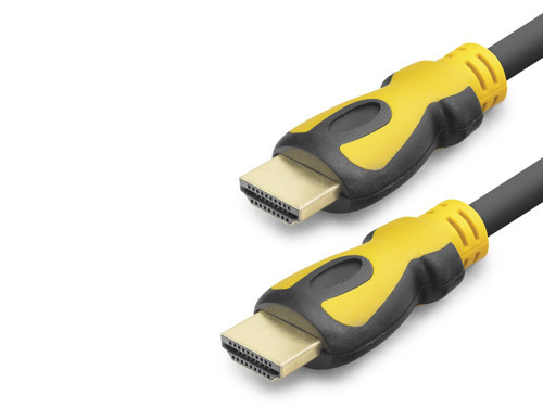 Büro Ev Ofis Cihazları için 13MT 7.0MM 14+1 Siyah Sarı Hdmi Ekran Görüntü Aktarım Kablosu