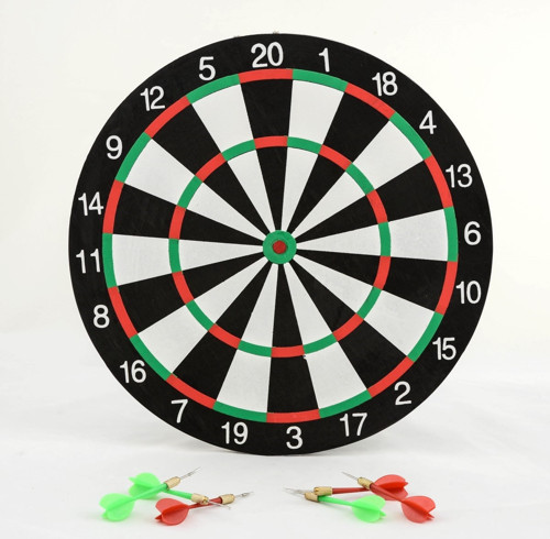 Büro Ev Ofis Sporu Keyfi için 40CM Duvara Asmalı Dart Oyunu