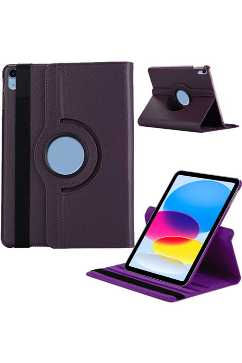 Apple İpad 10. Nesil / İpad A16 Uyumlu 10,9 İnç Döner Standlı Tablet Kılıfı