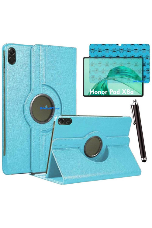 Honor Pad X8A Uyumlu 11 İnç Tablet Kılıfı Ekran Koruyucu Ve Kalem Set