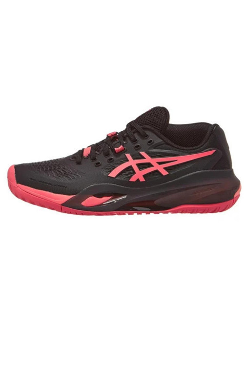 Gel Resolution X Kadın Siyah Kırmızı Tenis Ayakkabısı