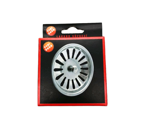 YENİ ÇÖPMAK METAL LAVABO SÜZGEÇ (4887)