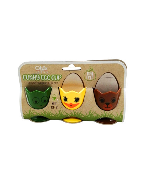 FUNNY YUMURTALIK 3 PARÇA SET (4887)