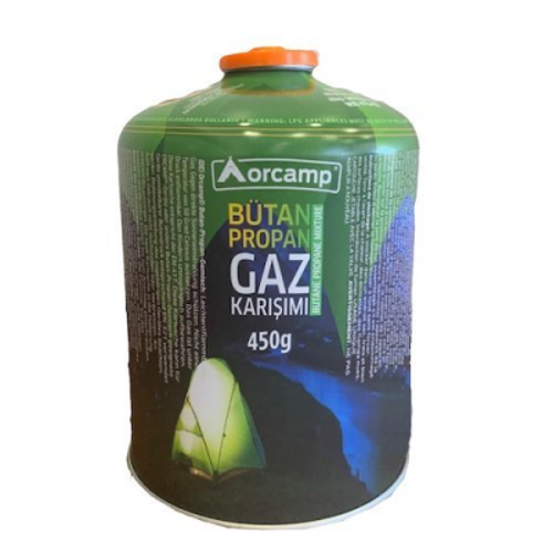 BÜYÜK TOMBUL BÜTAN PROPAN GAZ KARTUŞ KORE TİPİ OCAKLAR İÇİN 450GR (4887)