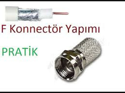 EF VİDA 50 PARÇA UYDU KONNEKTÖR RG-6-F (4887)