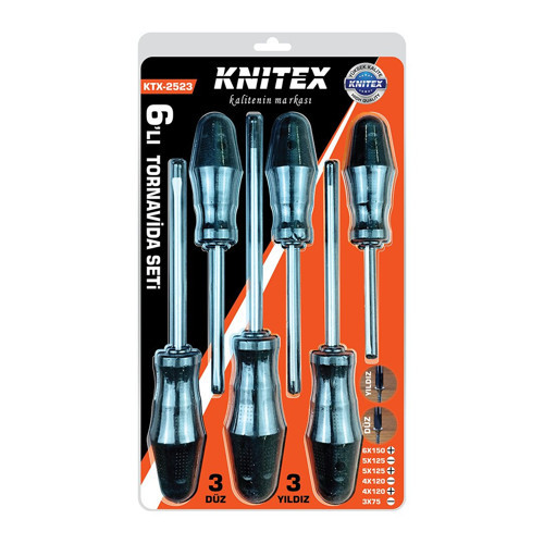 6PCS TORNAVİDA SETİ 6X150 YILDIZ - 5X125 DÜZ-YILDIZ - 4X120 DÜZ-YILDIZ - 3X75 DÜZ (4887)