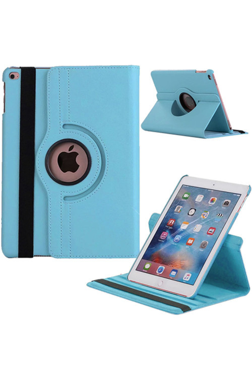 Apple İpad 8 Nesil 2020 10,2 İnç Döner Standlı Tablet Kılıfı Mavi