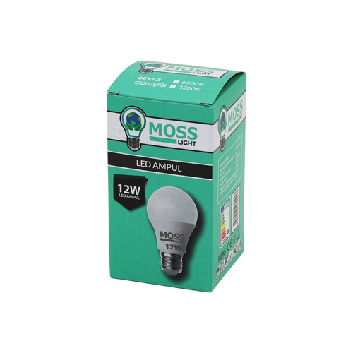 MOSS LIGHT 12W BEYAZ LED AMPUL E27 960Lm 6500K (4887)