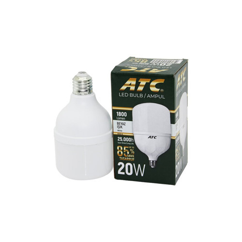 ATC-LW-20W 20W E27 TORCH LED BULB AMPUL BEYAZ 1800 LÜMEN - 25.000h (4887)