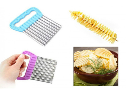Chips Chopper Şekilli Sebze ve Meyve Dilimleyici (4887)