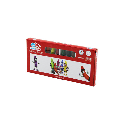 KIDS - KIDS STR-47 12PCS = 12 RENK PASTEL BOYA (4887)
