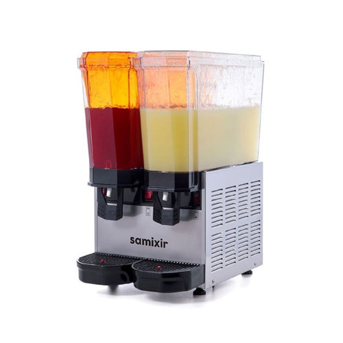 40.SSI Klasik Twin Soğuk İçecek Dispenseri, 20+20 L, Fıskiyeli, Inox