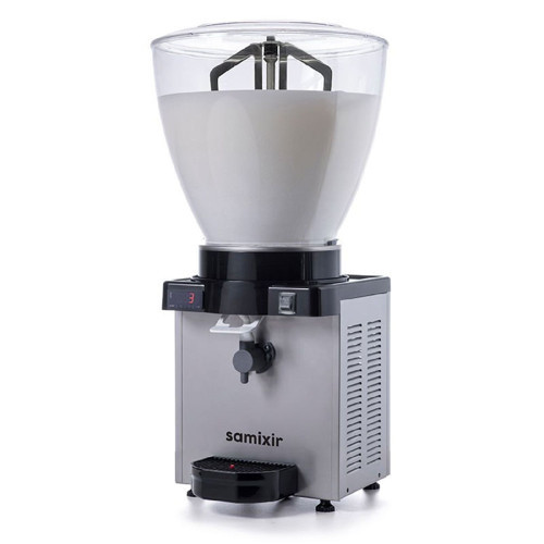 KAM40 Panaromik Dijital Köpüklü Ayran Dispenseri, 40 L, Inox