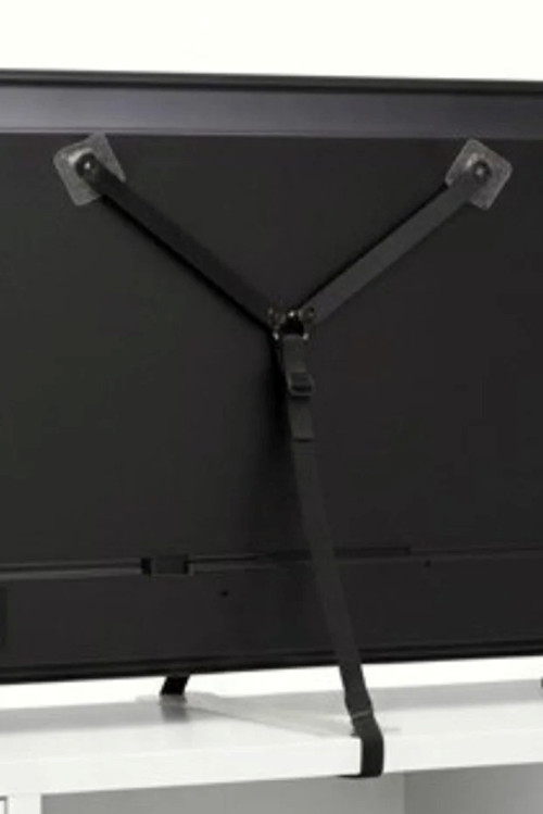 Vidasız Montajsız Kendinden Yapışkanlı LCD TV Kemeri Çoçuk Y Tipi Deprem Koruma Güvenlik Askısı