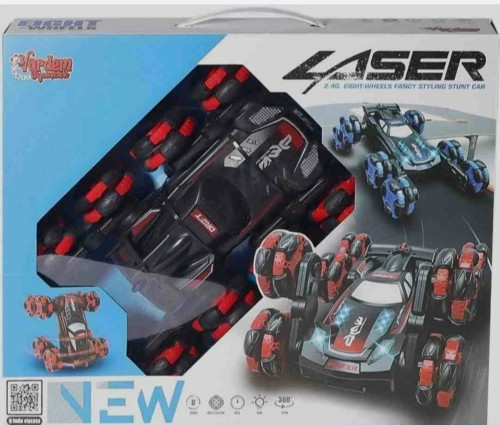 Laser 8 Tekerlekli Akrobatik Drift Arabası – 360° Dönüş ve Işıklı Şov!