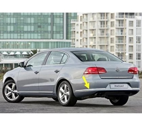 Vw Passat Tampon Krom Arka Sol 2011-2015 3AE807459