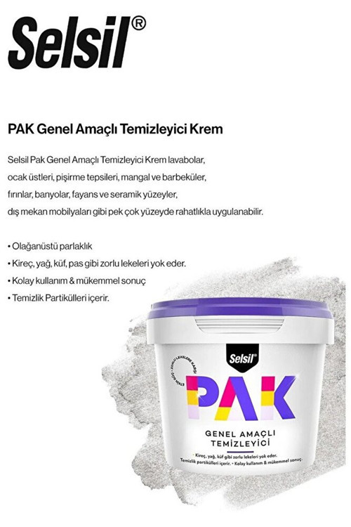 Pak Genel Amaçlı Temizleyici Krem 500 gr