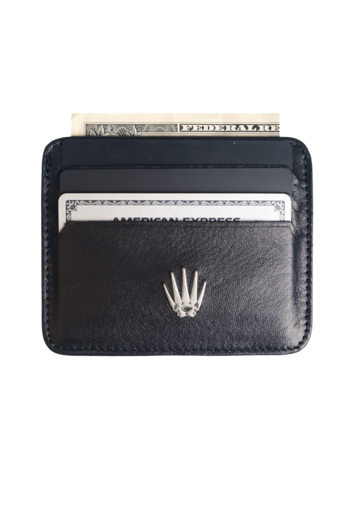 CARD HOLDER SİYAH HAKİKİ DERİ KARTLIK