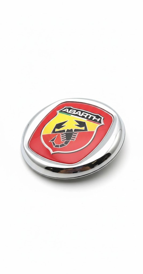 Abarth Metal Araç Amblemi Krom Çerçeveli Oto Panjur Bagaj Logo Arma