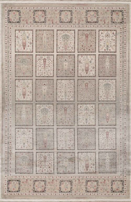Degrade DG01A Viskon Akrilik Yumuşak Dokulu Vintage Desenli Üst Kalite Halı