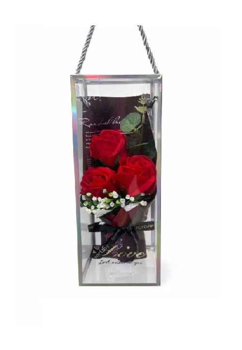 Şeffaf Kutu Buket Gül MRT-064 0640 2331