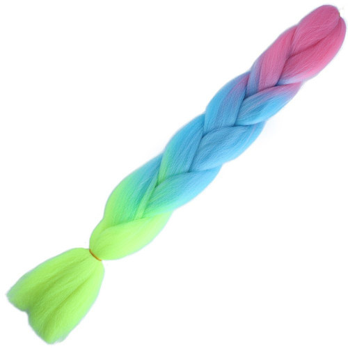 Afrika Örgülük Ombreli Sen 100 Gr. / Pembe / Açık Mavi / Neon Sarı