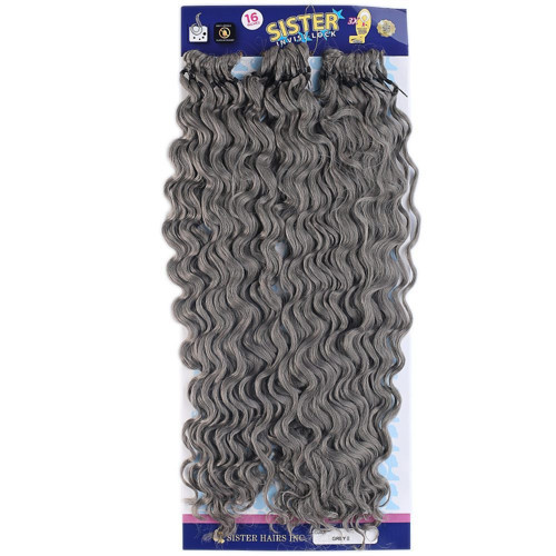 Afro Dalgası / Orta Ton Gri Grey 2