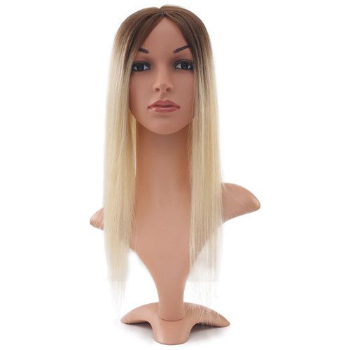 Kahverengi / Beyaz Platin Ombreli Baby Taban Tepelik / 13x14cm