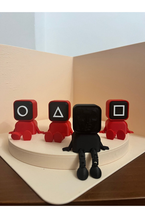 Squid Game Figür 4 Lü Set