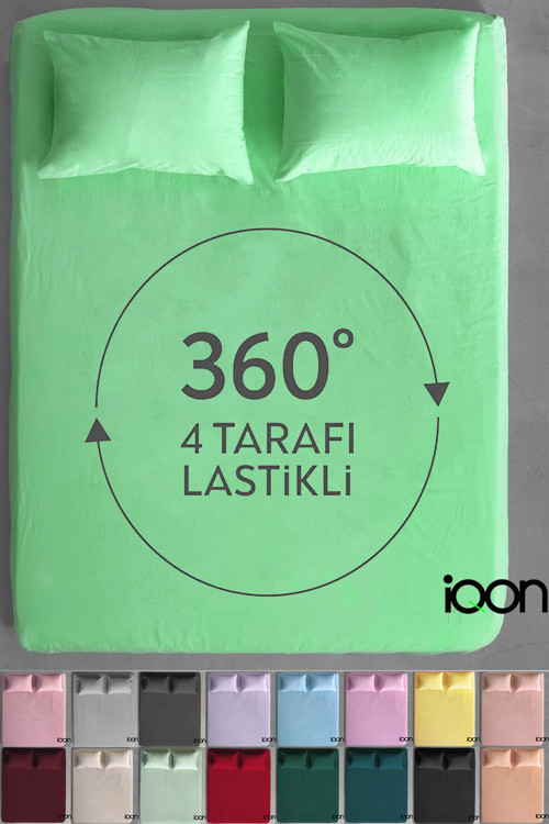 Ranforce Dokuma Lastikli Çarşaf Takımı Tek Kişilik - 21 Renk