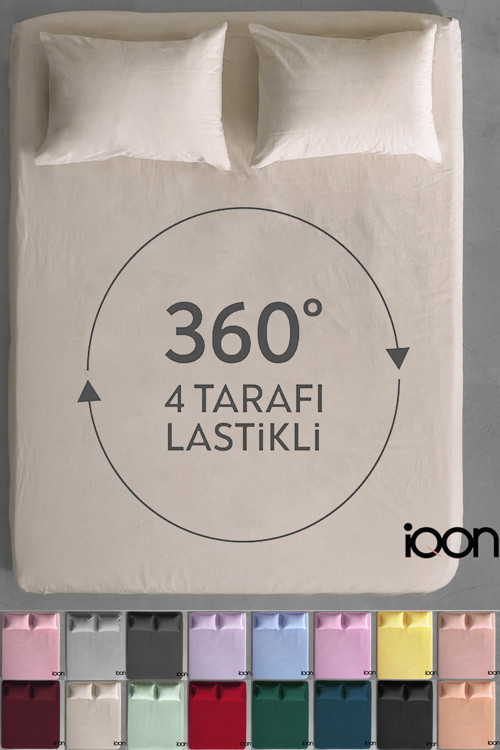 Ranforce Dokuma Lastikli Çarşaf Takımı Tek Kişilik - 21 Renk