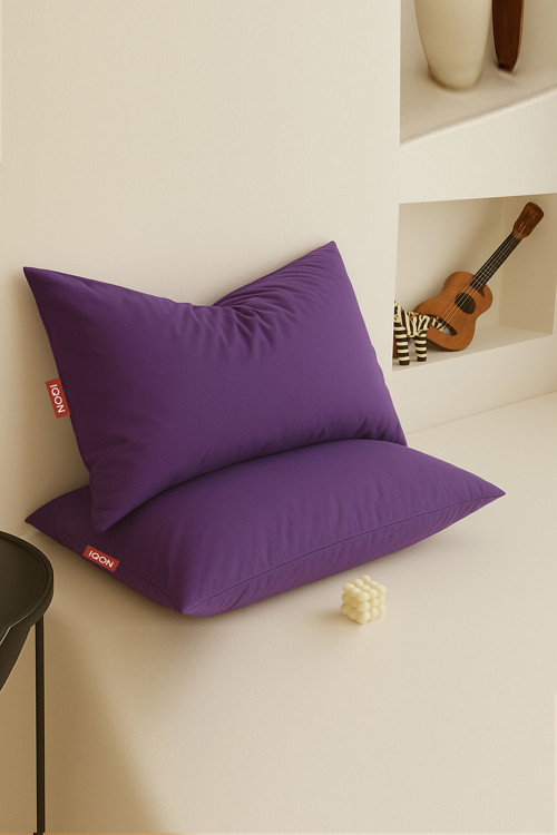 | Mix & Match | Plain | Ranforce 2’Li Yastık Kılıfı Seti Mürdüm