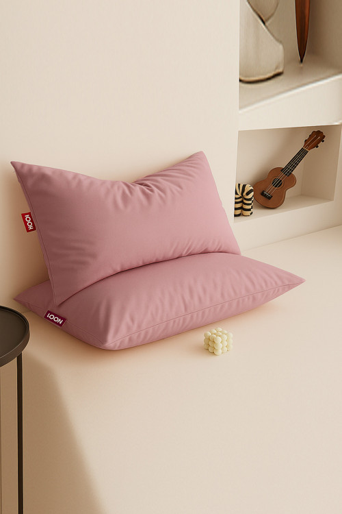 | Mix & Match | Plain | Ranforce 2’Li Yastık Kılıfı Seti Gülkurusu