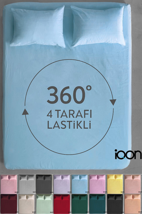 Ranforce Dokuma Lastikli Çarşaf Takımı Tek Kişilik - 21 Renk