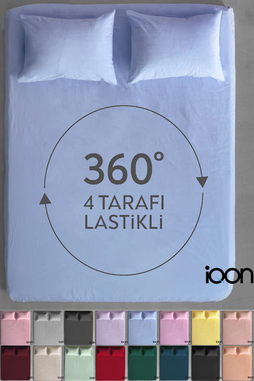 Ranforce Dokuma Lastikli Çarşaf Takımı Tek Kişilik - 21 Renk
