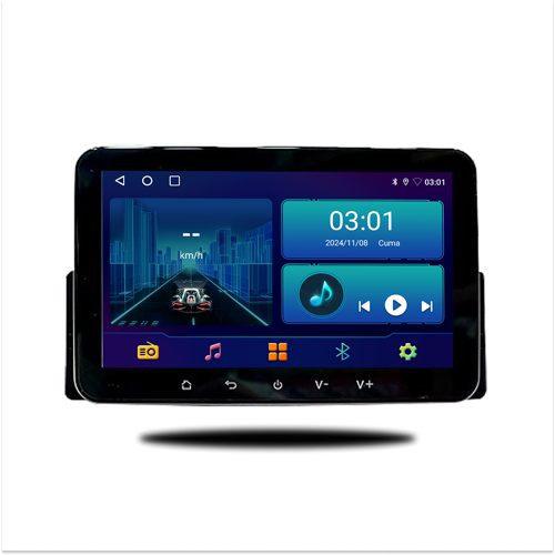 7" Android Multimedya Sistemi - Eski Model Tek DIN Araçlar İçin Özel Tasarım
